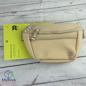 Belt Bag All In Motion Premium Cream Water Resistant Knit Fanny Pack